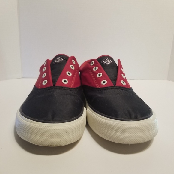 Sperry - Mens Cloth Shoes - Red/Black Size 11 1/2 - Picture 5 of 13
